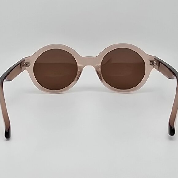 Meller Eco Bashira Salt Kakao Brown Frame Polarized Brown Lens Round Sunglasses main image 9